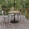 Flash Furniture 36 SQ Table Brown Umbrella Top/Silver Steel Frame JJ-T14619-90-BRSL-GG - alternate 7